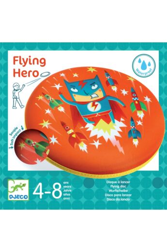 Djeco - Frizbi - Hősök frizbije - Flying Hero