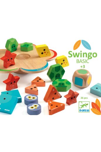 Djeco Társasjáték - Egyensúlyban építő - SwingoBasic