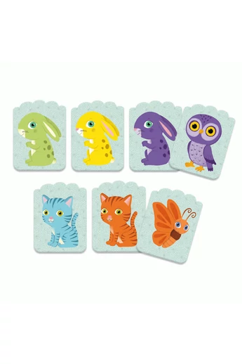 Djeco Kártyajáték - Pincur párban - Little Match Djeco Kártyajáték - Pincur párban - Little Match