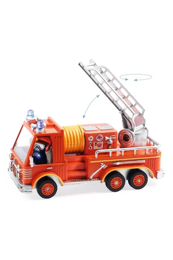 Djeco - CRAZY MOTORS játékautó - Láng Ottó - Captain Fire  Djeco - CRAZY MOTORS játékautó - Láng Ottó - Captain Fire