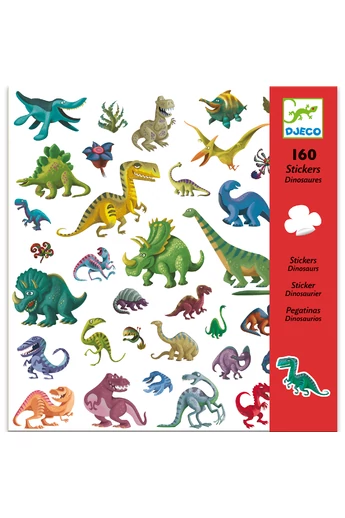 Djeco Matricák - Dinoszauruszok - Dinosaurs