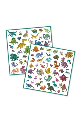 Djeco Matricák - Dinoszauruszok - Dinosaurs