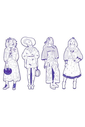 DJECO: DESIGN BY  Színezés - Zaho Divat - Zaho and friends DJECO: DESIGN BY  Színezés - Zaho Divat - Zaho and friends