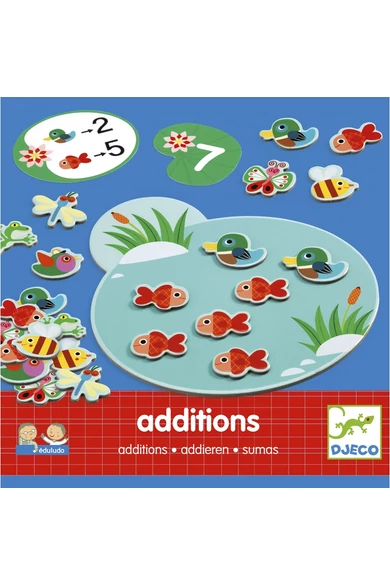 Djeco - Fejlesztőjáték - Összeadás - Eduludo Additions