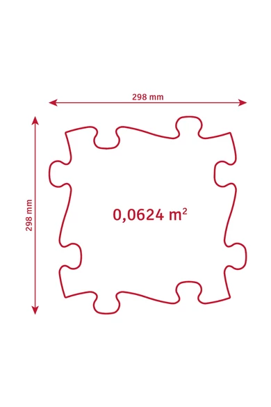 Muffik Puha Puzzle Pasztell Zöld