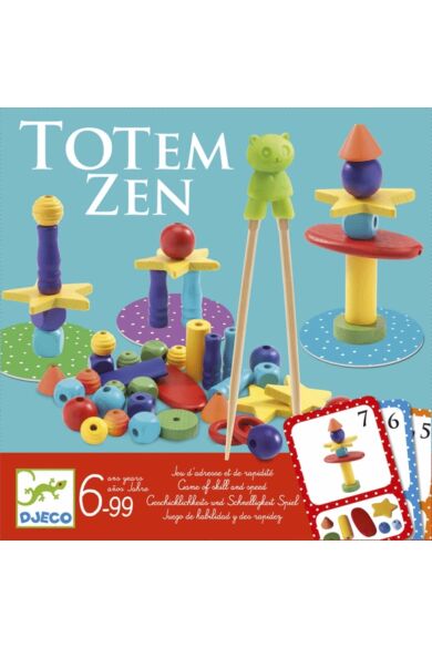 Djeco - Társasjáték - Biztos fogás -Totem Zen