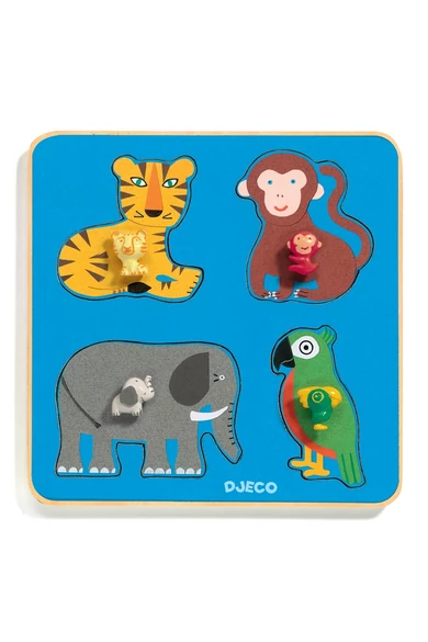 Djeco Formaillesztő, formaberakó - Family Jungle