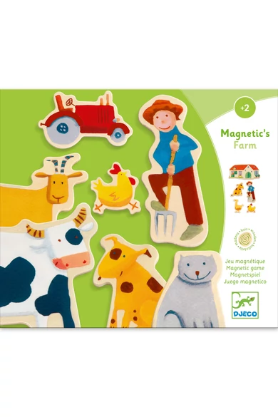 Djeco - Mágneses képkirakó - Farm - Farm