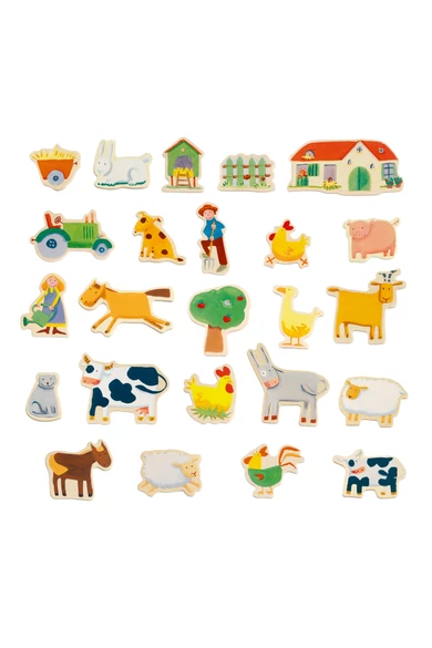 Djeco - Mágneses képkirakó - Farm - Farm