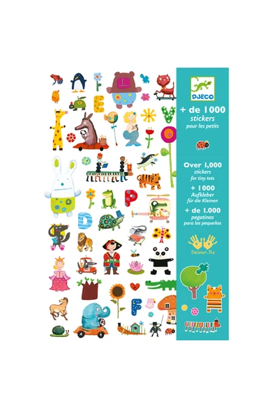 Djeco Matricák - 1000 matrica - 1000 stickers for little ones