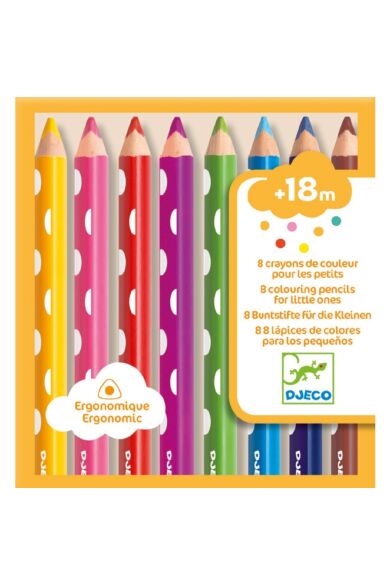 Djeco Színes ceruza készlet - 8 colouring pencils for little ones