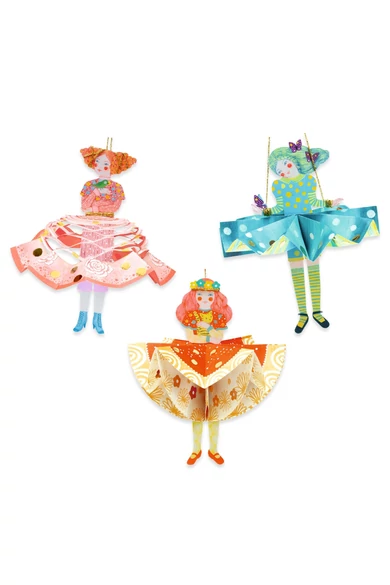 Djeco - Papír hajtogatás - Papír ruhák - Paper dresses